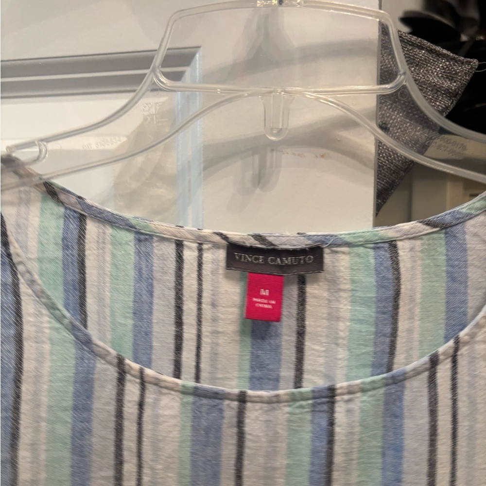 NWT Vince Camuto Linen Blend Short Sleeve - Picture 3 of 4